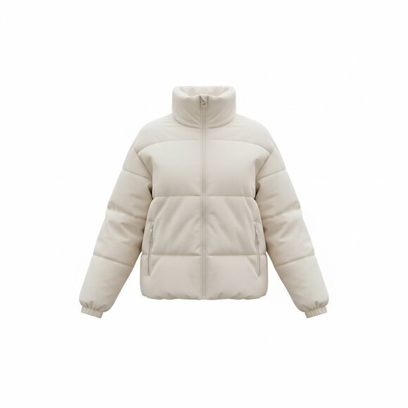 Vuori Jackets & Blazers - Vuori Jacket L | Cream Lightweight Puffer Jacket | Insulated Athletic Coat |